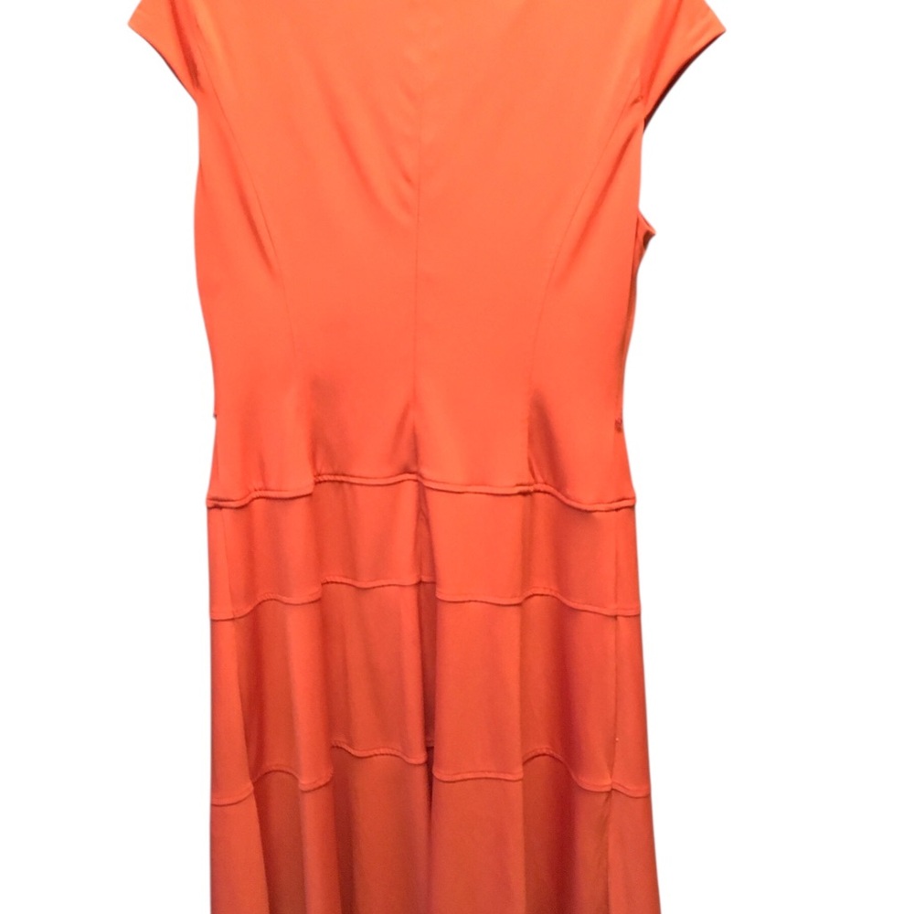 Jones Wear Vibrant Orange dress size 10 - Picture 3 of 7